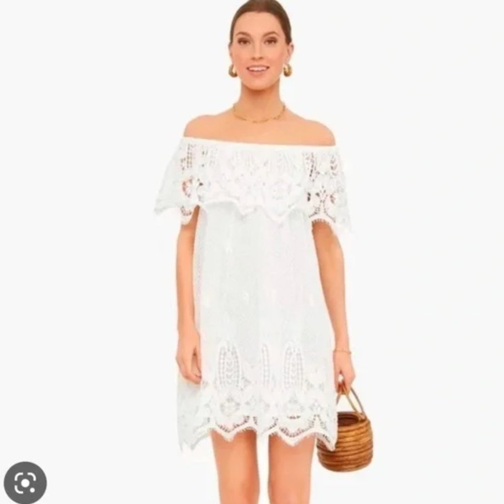 NWT: Tuckernuck White Lace Avalon Dress Size M